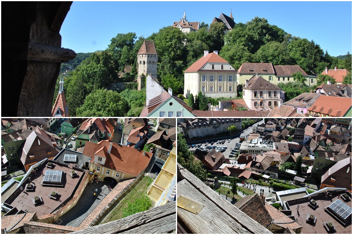 Above the Sighisoara roofs